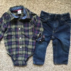 Carter’s Flannel Outfit
